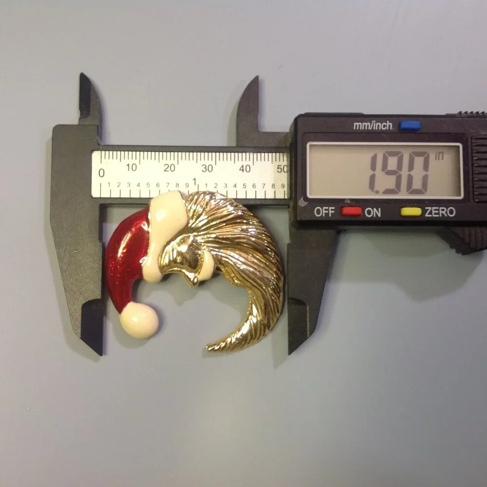 Christmas Brooch Santa Claus in the Crescent Moon Accessories Associates, Inc.